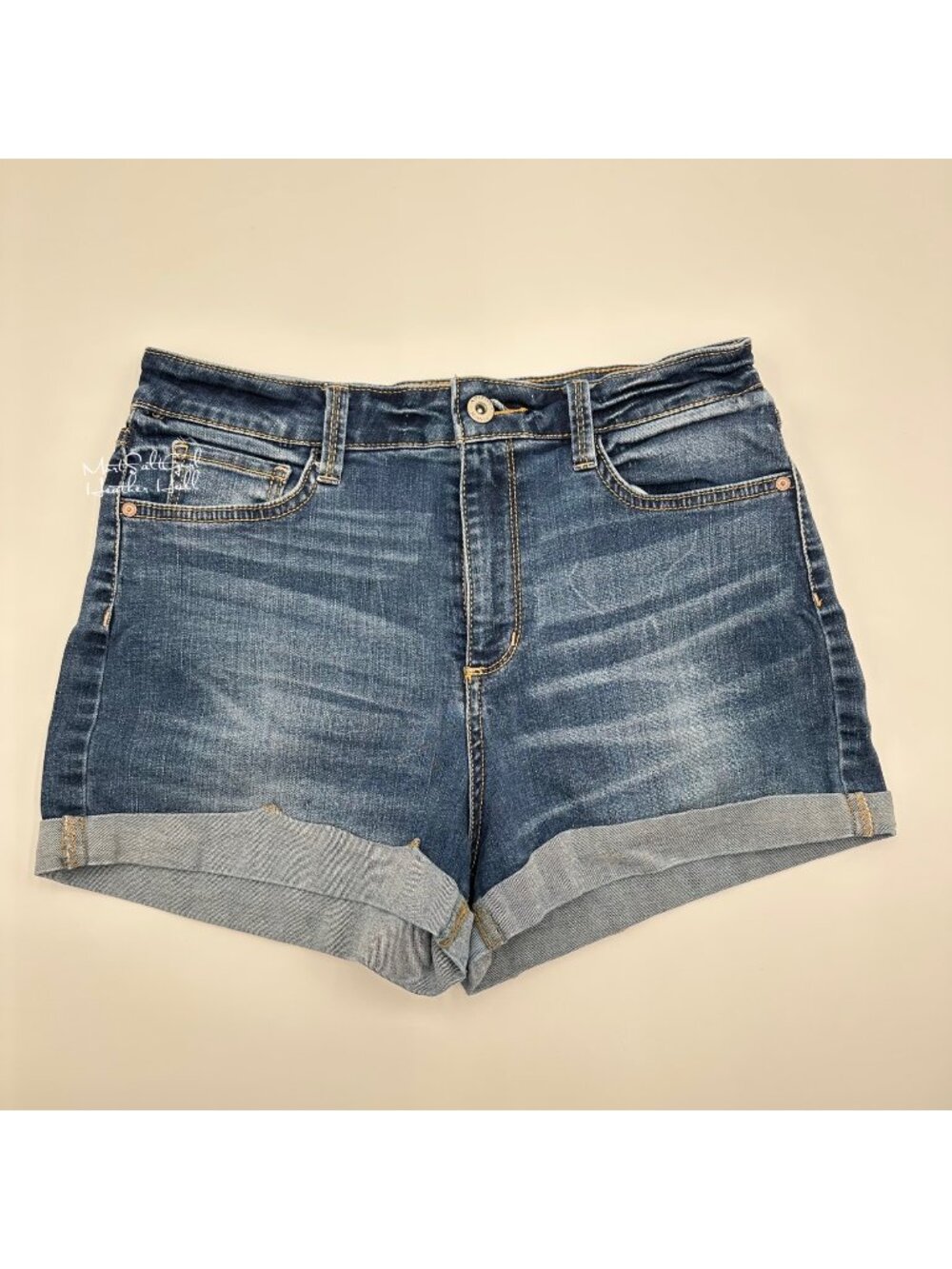 Arizona Jean Co. Rolled Hem Denim Shorts Size 11